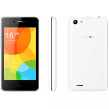 GSM 2band + WCDMA 2100 [3G] Android 4.4. Qual-Core 1.0GHz, 3.97 ′ ′ WVGA Tn (IPS falso) [480 * 800] Smart Phone